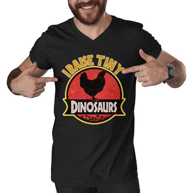 I Raise Tiny Dinosaurs Tshirt Men V-Neck Tshirt