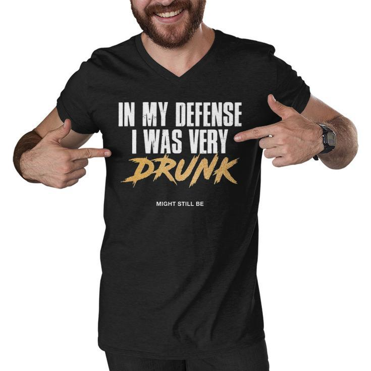 I Was Drunk Men V-Neck Tshirt