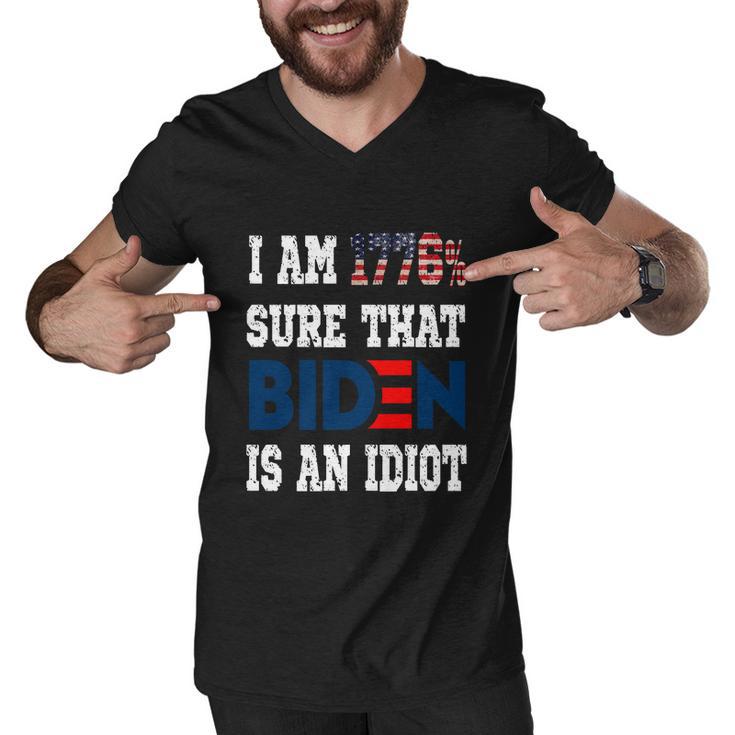 Im 1776 Sure Biden Is An Idiot Apparel Men V-Neck Tshirt