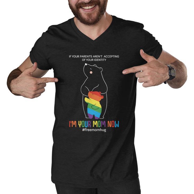 Im Your Mom Now Lgbt Pride Month Men V-Neck Tshirt