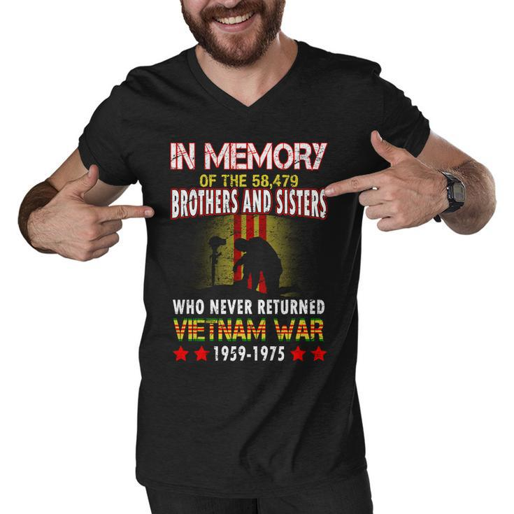 In Memory Of Vietnam Brothers And Sisters Men V-Neck Tshirt
