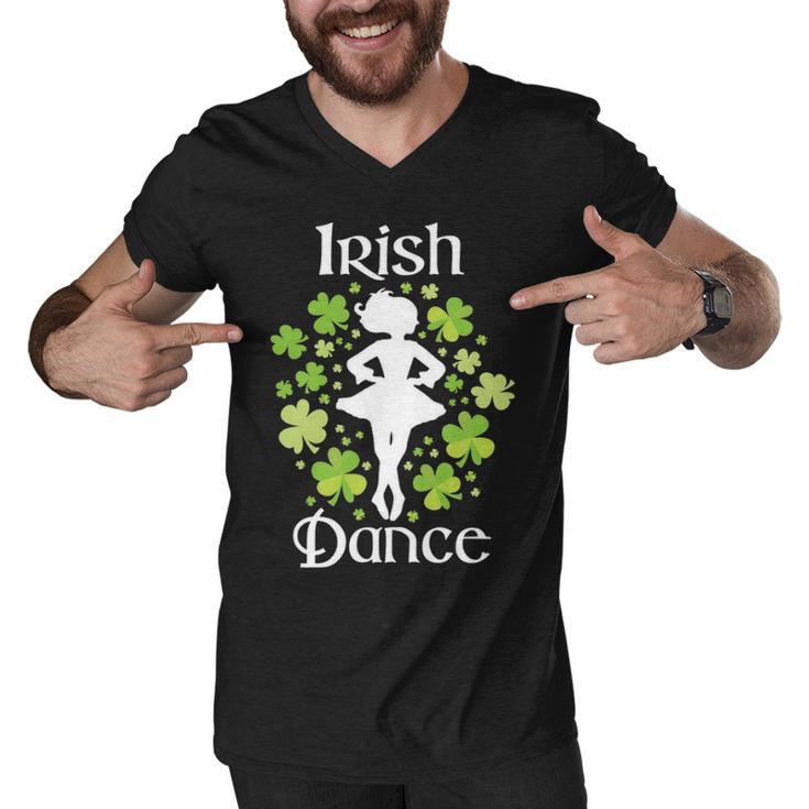 Irish Dance - Irish Dancer Ceili Reel Dance Men V-Neck Tshirt