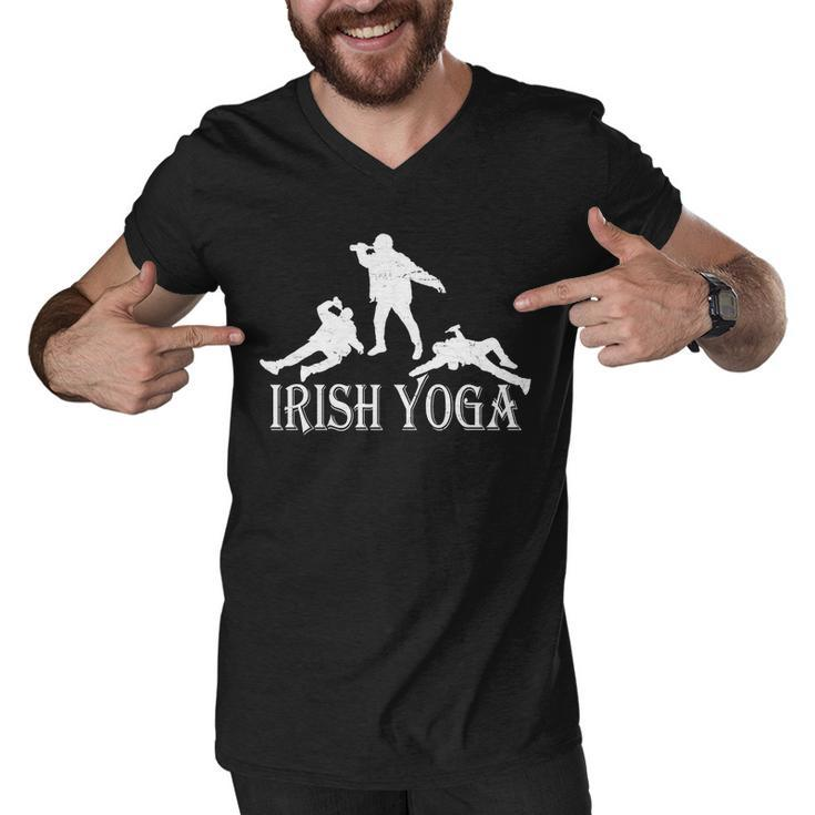 Irish Yoga Men V-Neck Tshirt
