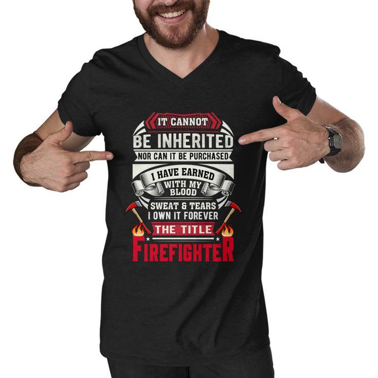 It Cannot Be Inherited Nor Can It Be Purchased Men V-Neck Tshirt