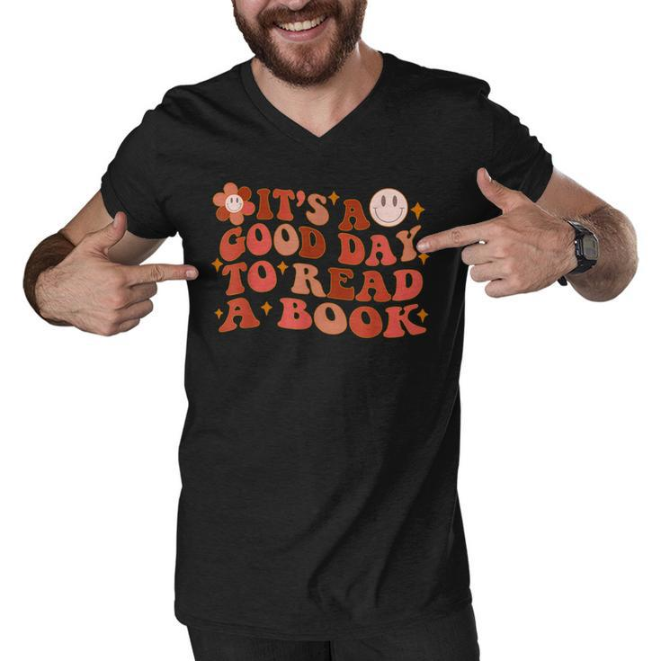 Its A Good Day To Read A Book Gifts For Book Lovers  Men V-Neck Tshirt