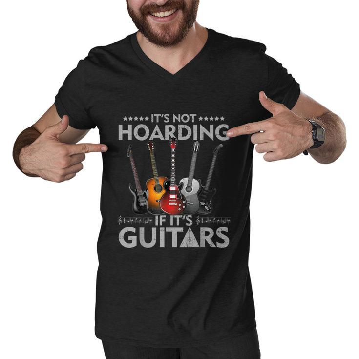 Its Not Hoarding If Its Guitars Vintage Men V-Neck Tshirt