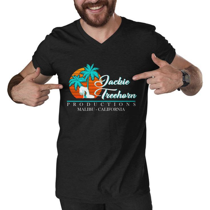 Jackie Treehorn Productions Tshirt Men V-Neck Tshirt
