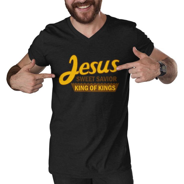 Jesus Sweet Savior King Of Kings Tshirt Men V-Neck Tshirt
