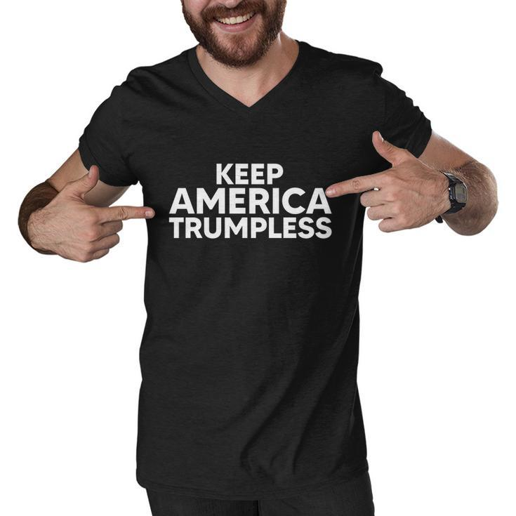Keep America Trumpless Gift Keep America Trumpless Gift V2 Men V-Neck Tshirt