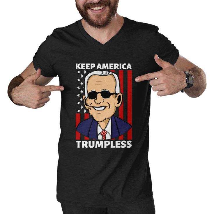 Keep America Trumpless Gift V14 Men V-Neck Tshirt