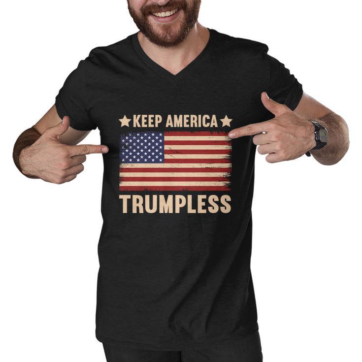 Keep America Trumpless Gift V15 Men V-Neck Tshirt