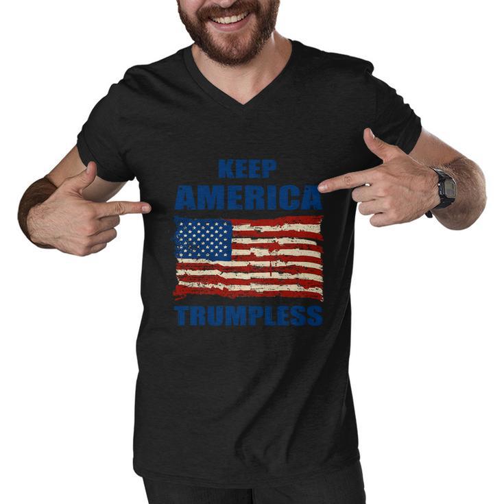 Keep America Trumpless Meaningful Gift V3 Men V-Neck Tshirt