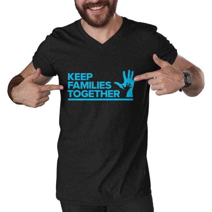 Keep Families Together V2 Men V-Neck Tshirt