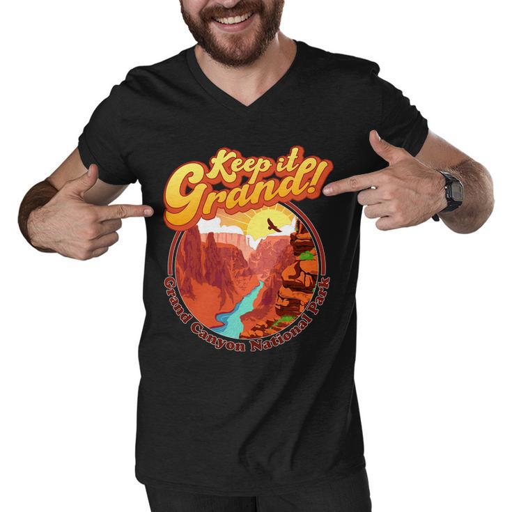 Keep It Grand Great Canyon National Park Men V-Neck Tshirt