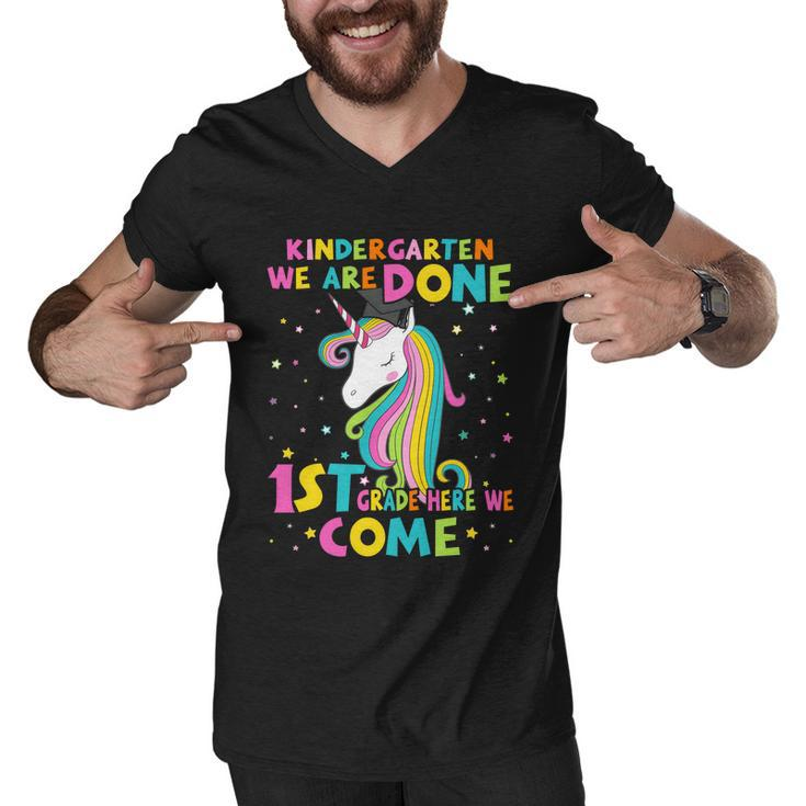 Kindergarten Graduation Magical Unicorn Gift Men V-Neck Tshirt