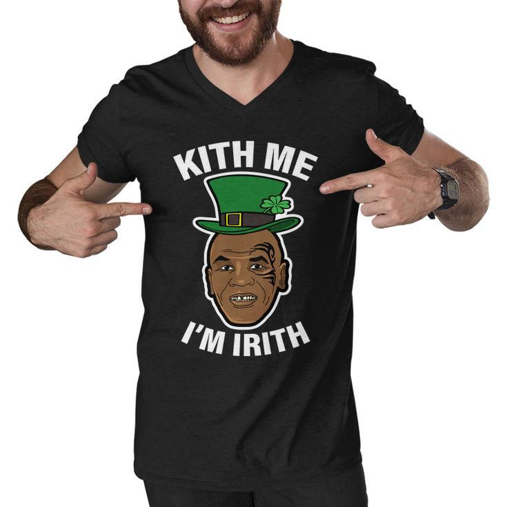 Kith Me Im Irith Funny St Patricks Day Men V-Neck Tshirt
