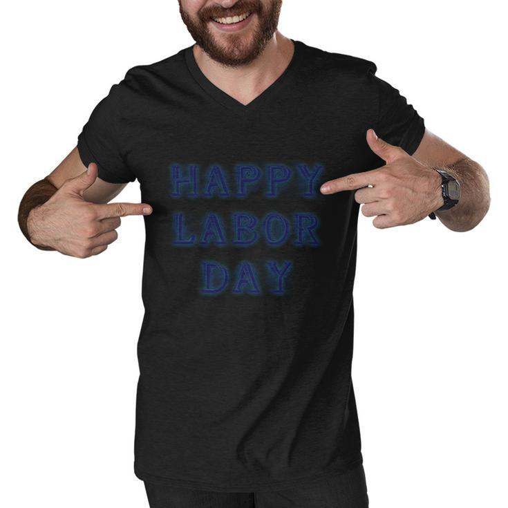 Labor Day Happy Labor Day Graphic Design Printed Casual Daily Basic Men V-Neck Tshirt