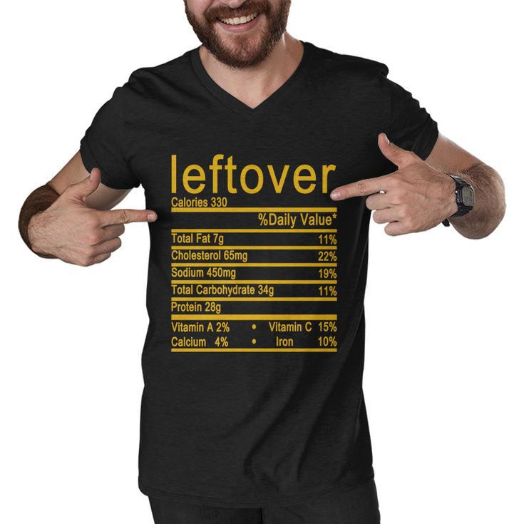 Leftover Nutrition Facts Label Men V-Neck Tshirt