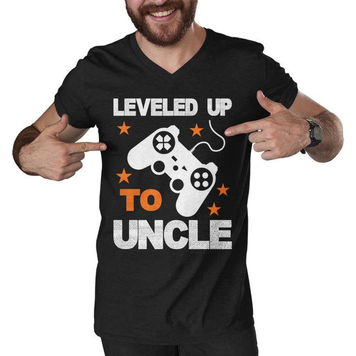 Leveled Up To Uncle Tshirt Men V-Neck Tshirt