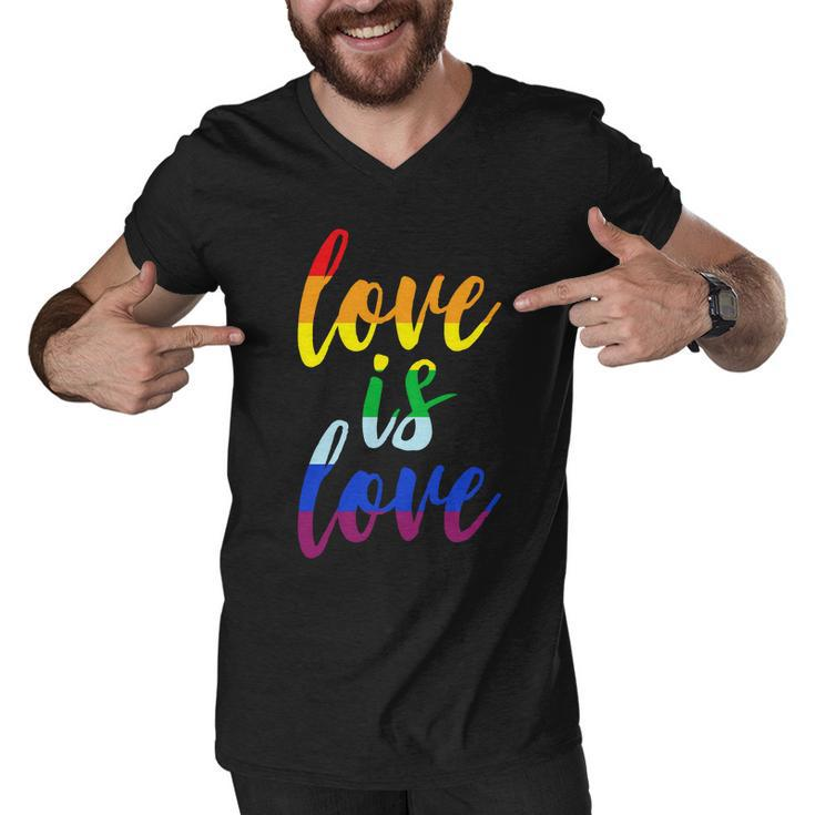 Love Is Love Tshirt Men V-Neck Tshirt