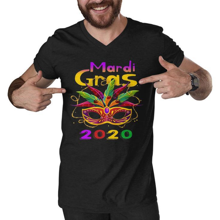 Mardi Gras   2020 Mardi Gras Costumes Men V-Neck Tshirt