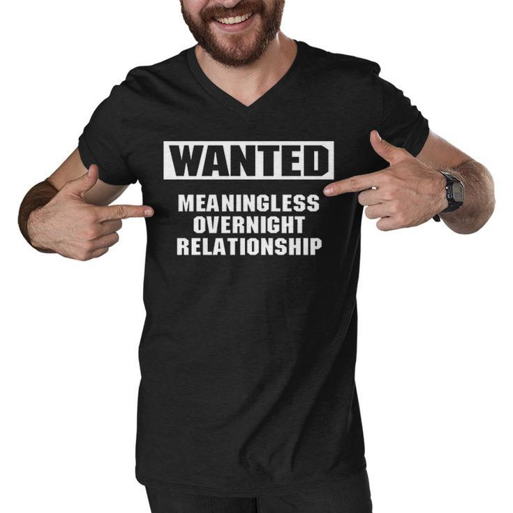 Meaningless Relationship Men V-Neck Tshirt