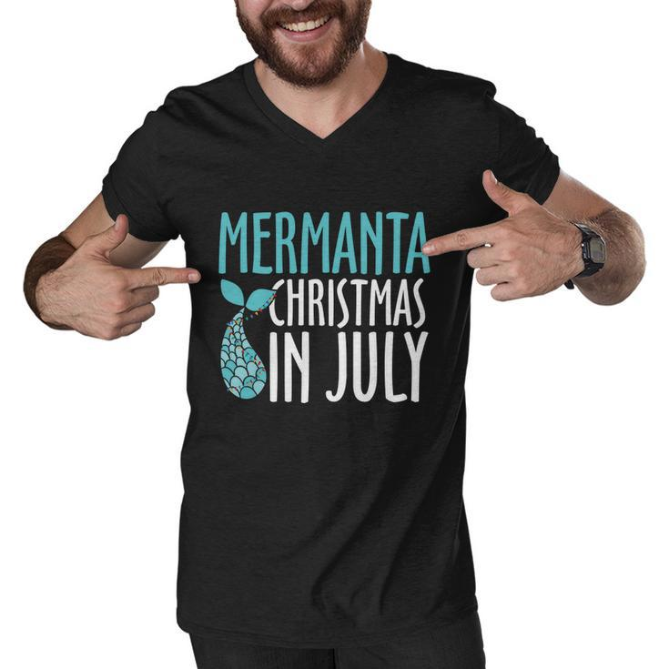 Mermanta Christmas In July Gift Christmas In July Men V-Neck Tshirt