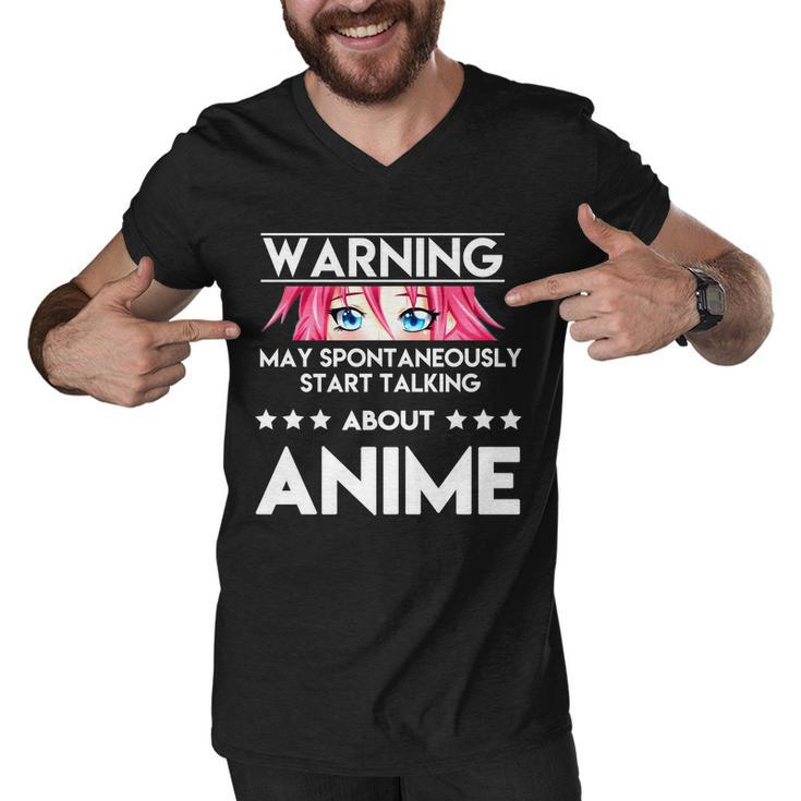 Might Start Talking About Anime Men V-Neck Tshirt