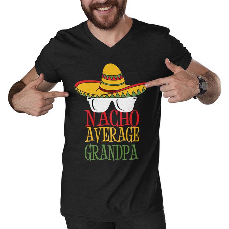 Nacho Average Grandpa Tshirt Men V-Neck Tshirt