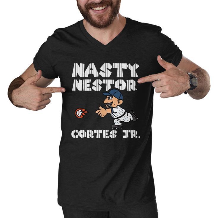 Nasty Nestor Cortes Jr Cute Catch Baseball Men V-Neck Tshirt