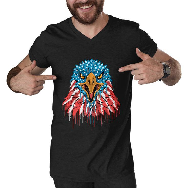 Patriotic Eagle Mullet Usa American Flag 4Th Of July Cute Gift Men V-Neck Tshirt