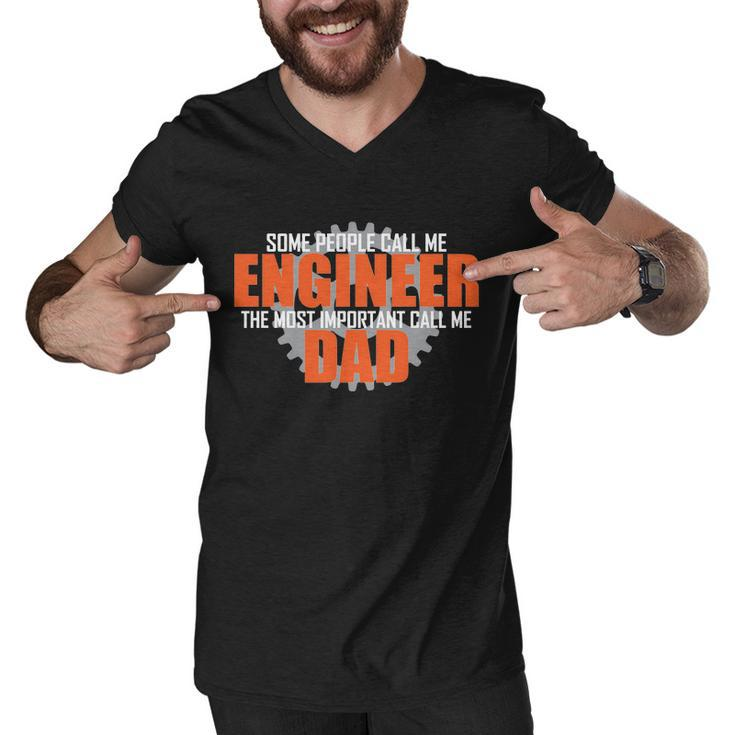 People Call Me Engineer Dad Tshirt Men V-Neck Tshirt