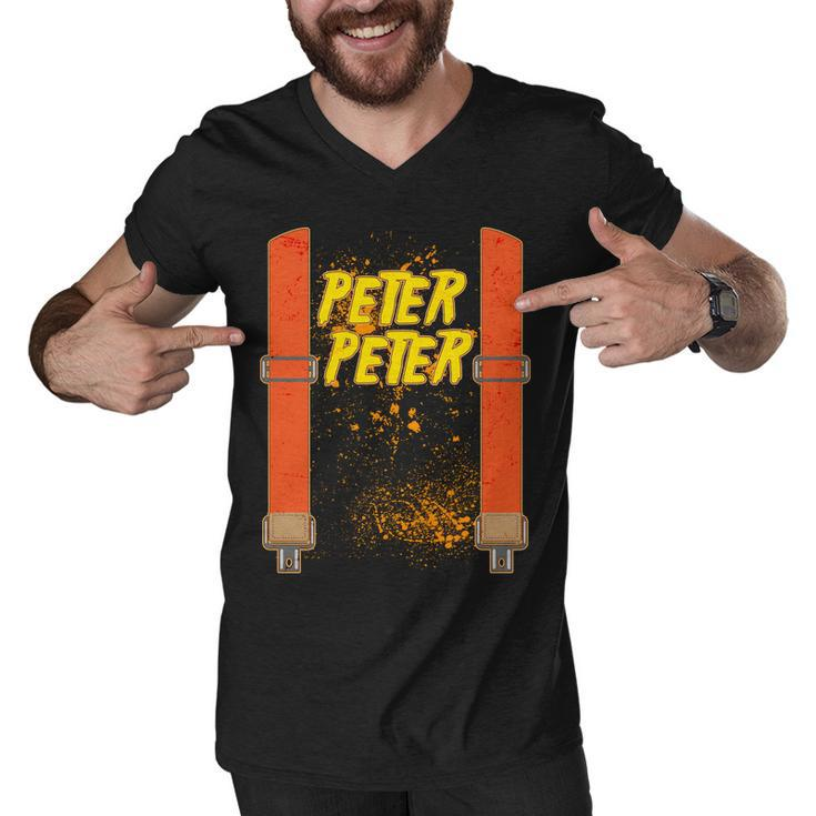 Peter Peter Pumpkin Eater Halloween Costume Tshirt Men V-Neck Tshirt