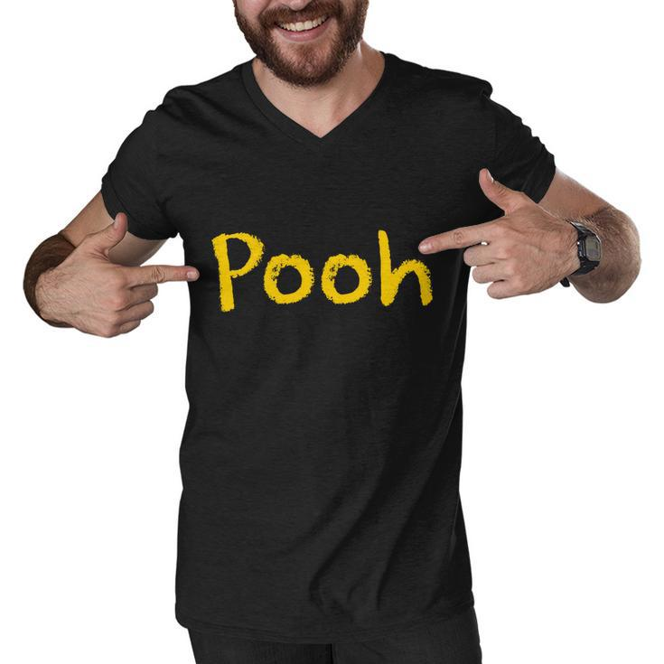 Pooh Halloween Costume Tshirt Men V-Neck Tshirt
