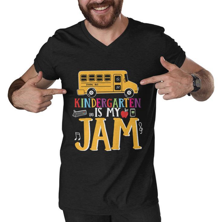 Prek Is My Jam Back To School Graphic Plus Size Shirt For Student Teacher Men V-Neck Tshirt