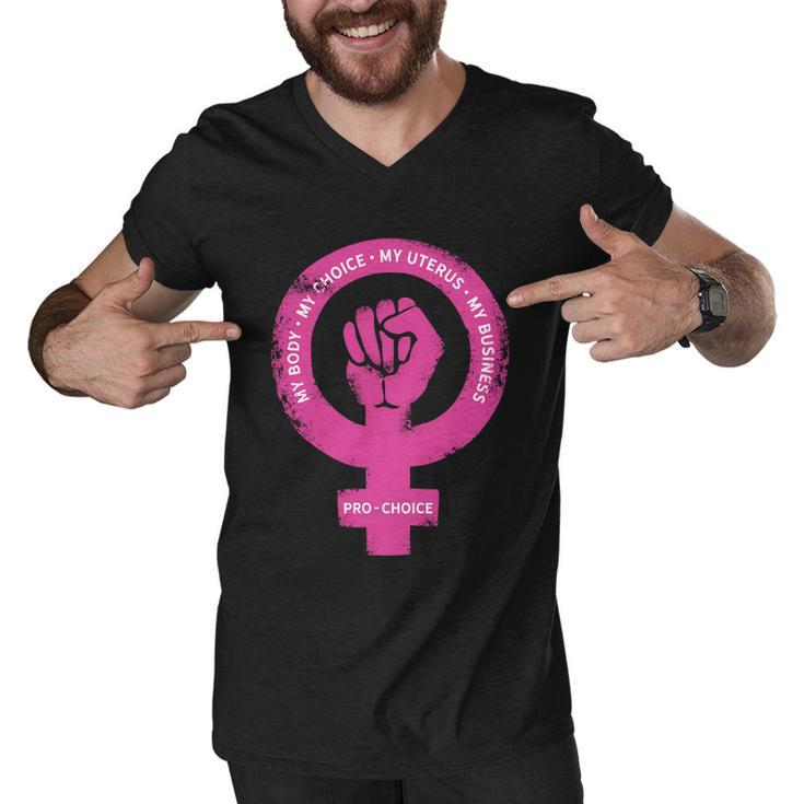 Pro Choice Pro Abortion My Body My Choice Reproductive Rights Men V-Neck Tshirt
