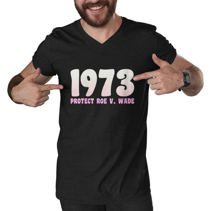 Pro Reproductive Rights 1973 Pro Roe Men V-Neck Tshirt