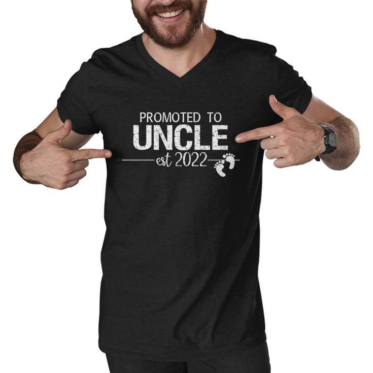 Promoted To Uncle  Men V-Neck Tshirt