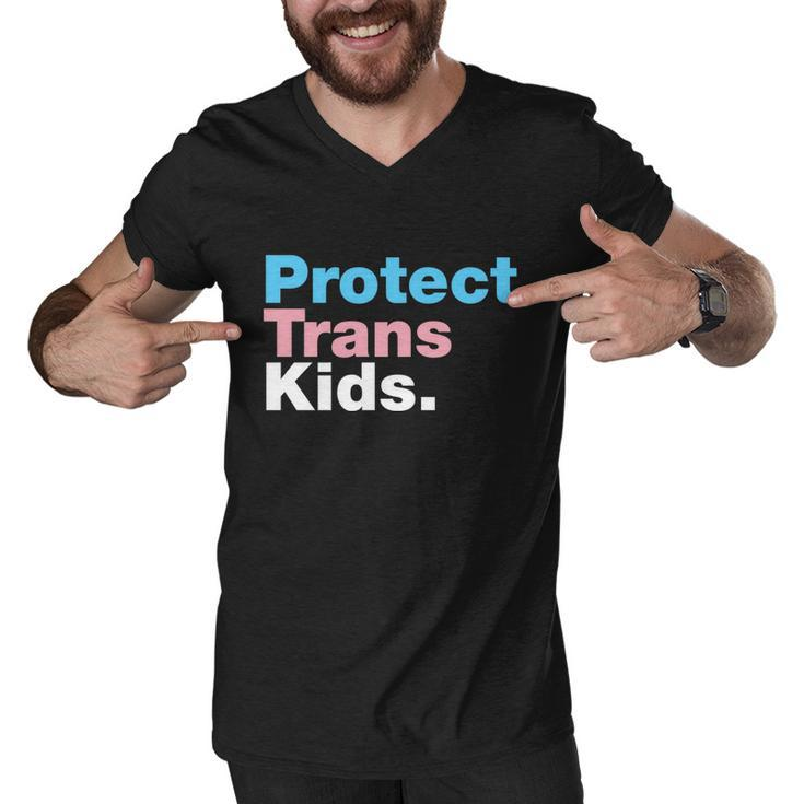 Protect Trans Kids V3 Men V-Neck Tshirt