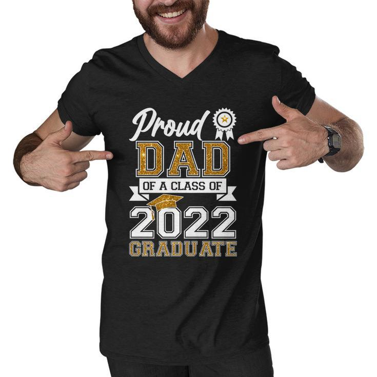 Proud Dad Of A Class Of 2022 Graduate V2 Men V-Neck Tshirt