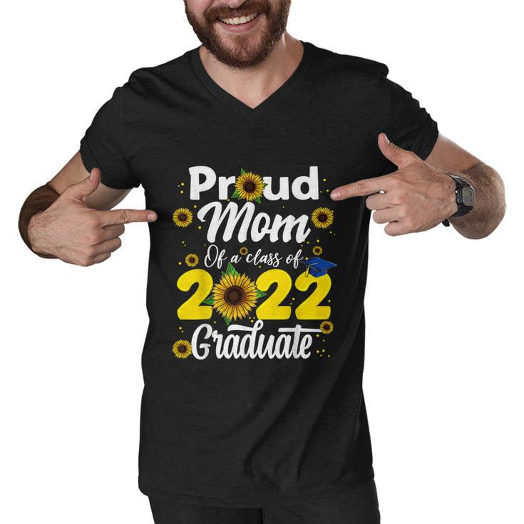 Proud Mom Of A Class Of 2022 Graduate Graduation Men Women Men V-Neck Tshirt