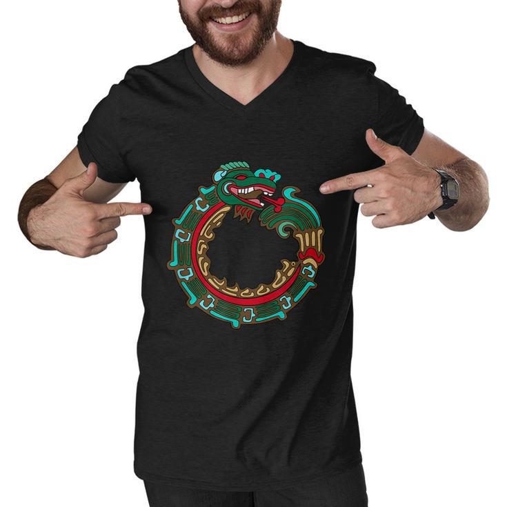 Quetzalcóatl Men V-Neck Tshirt