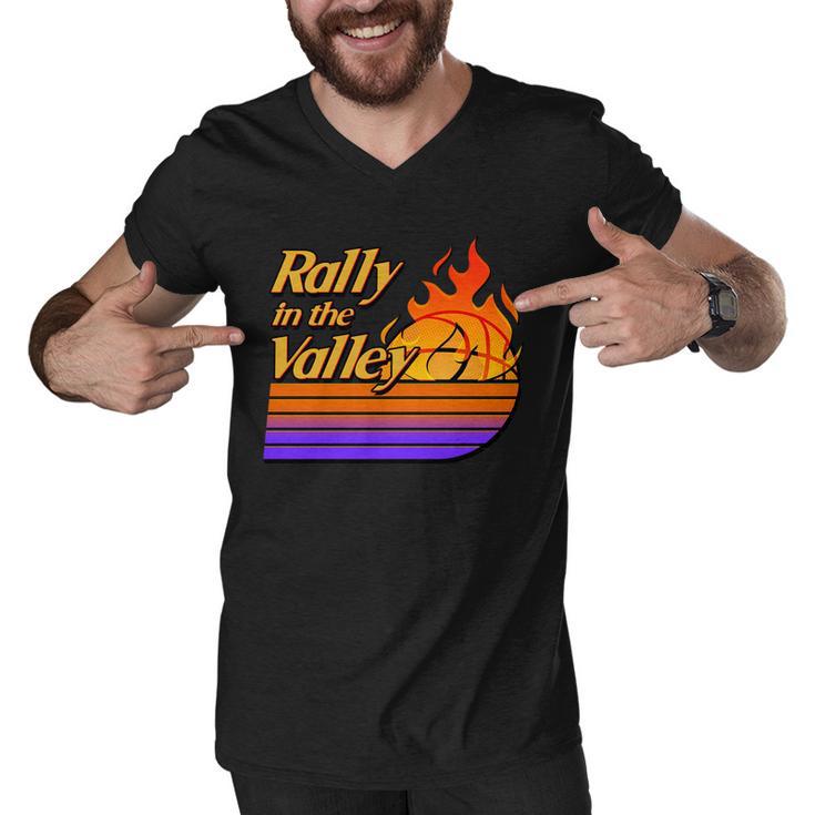 Rally In The Valley Phoenix Basketball Men V-Neck Tshirt