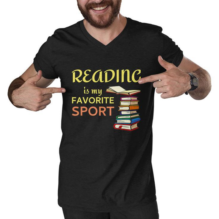Reading Is My Favorite Sport A Cute And Funny Gift For Bookworm Book Lovers Book Men V-Neck Tshirt