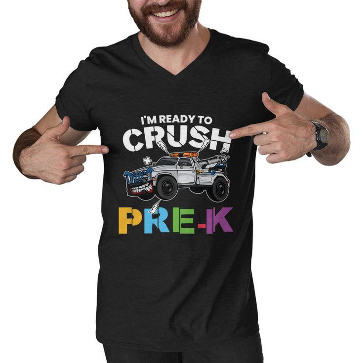 Ready To Crush Prek Truck Back To School Men V-Neck Tshirt