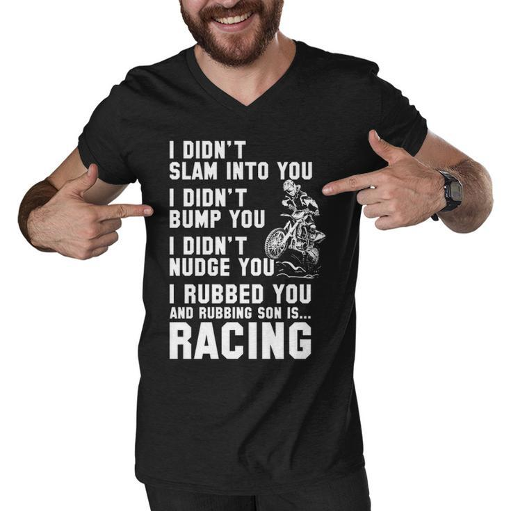 Rubbing Is Racing Men V-Neck Tshirt