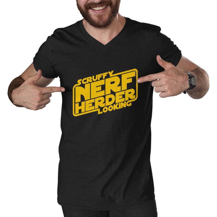 Scruffy Looking Nerf Herder Men V-Neck Tshirt