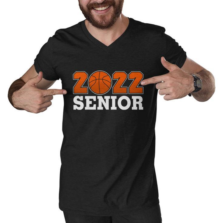 Senior Class 2022 Graduation 2022 Basketball Lover Basketball School Men V-Neck Tshirt