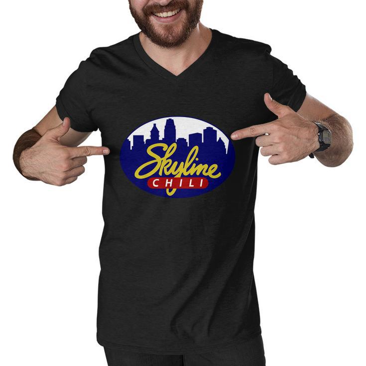 Skyline Chili Men V-Neck Tshirt
