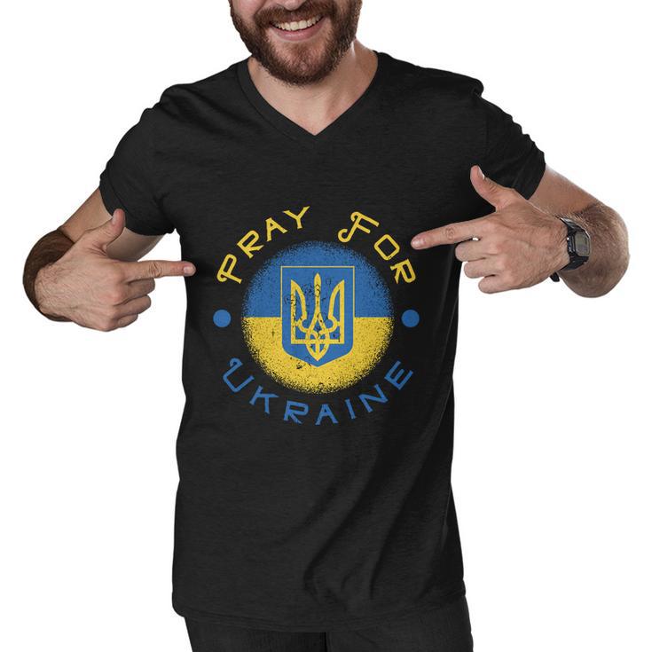 Stand For Ukraine Men V-Neck Tshirt